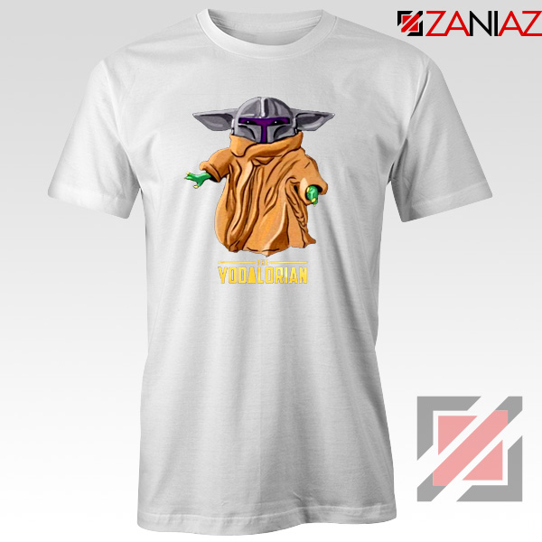 The Yodalorian Tshirt Baby Yoda Star Wars Tee Shirts S-3XL White