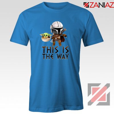 This Is The Way Baby Yoda Blue Tshirt