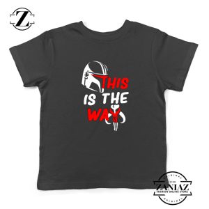 This Is The Way Youth Tshirt The Mandalorian Kids Tee Shirts S-XL Black