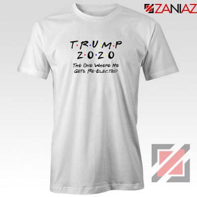 Trump 2020 Tee Shirt Republican Gift Tshirts S-3XL White