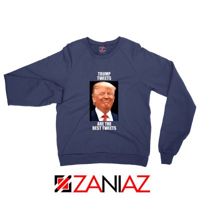 Trump Tweets Sweatshirt Political Meme Funny Sweater S-2XL