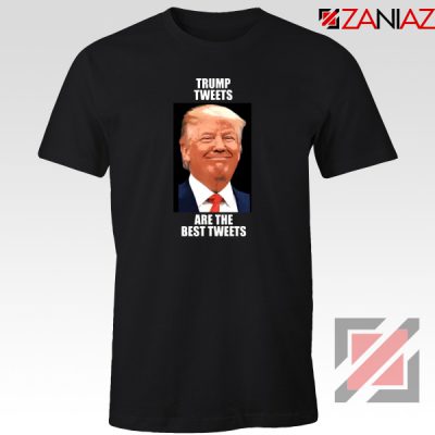 Trump Tweets Tshirt Political Meme Funny Tee Shirts S-3XL Black