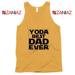 Yoda Best Dad Tank Top Starwars Quote Tops S-3XL