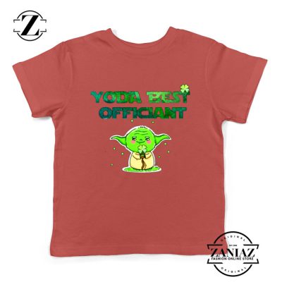 Yoda Best Officiant Kids Tshirt Star Wars Gift Youth Tee Shirts S-XL