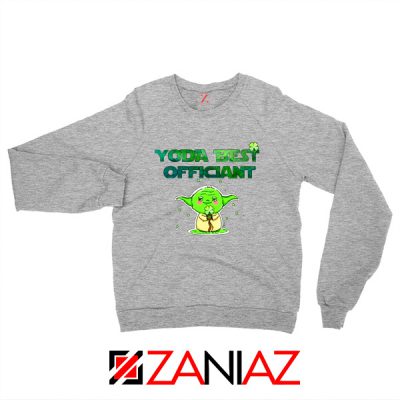 Yoda Best Officiant Sweatshirt Star Wars Gift Sweaters S-2XL