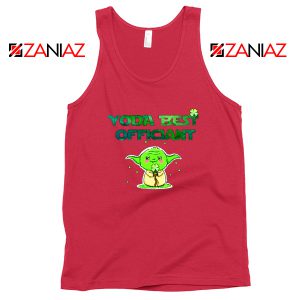 Yoda Best Officiant Tank Top Star Wars Women Gift Tops S-3XL Red