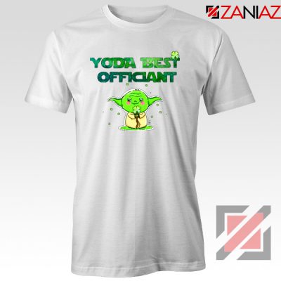Yoda Best Officiant Tshirt Star Wars Gift Tee Shirts S-3XL White