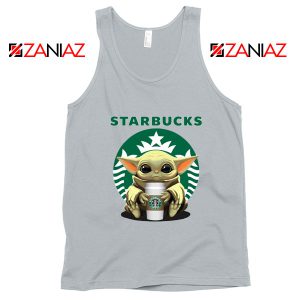 Yoda Starbucks Grey Tank Top