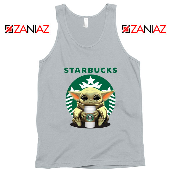 Yoda Starbucks Grey Tank Top