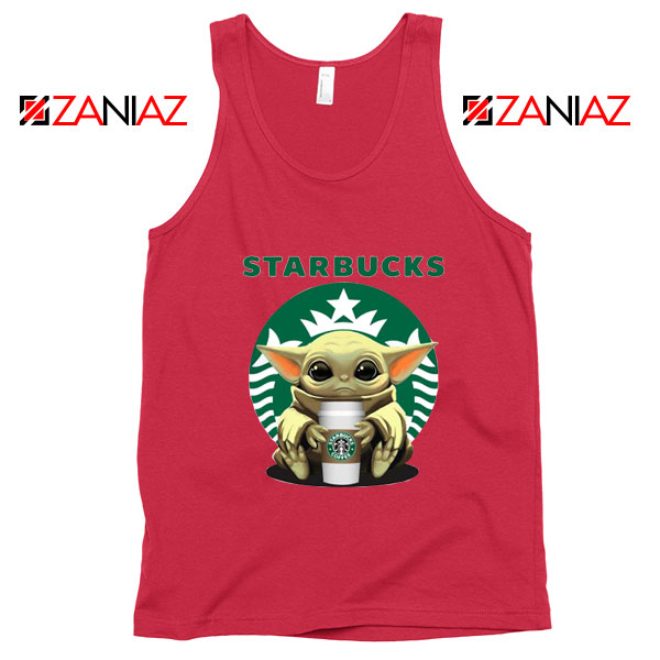 Yoda Starbucks Red Tank Top