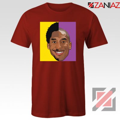 Basketball Kobe Bryant Red Tee Shirt