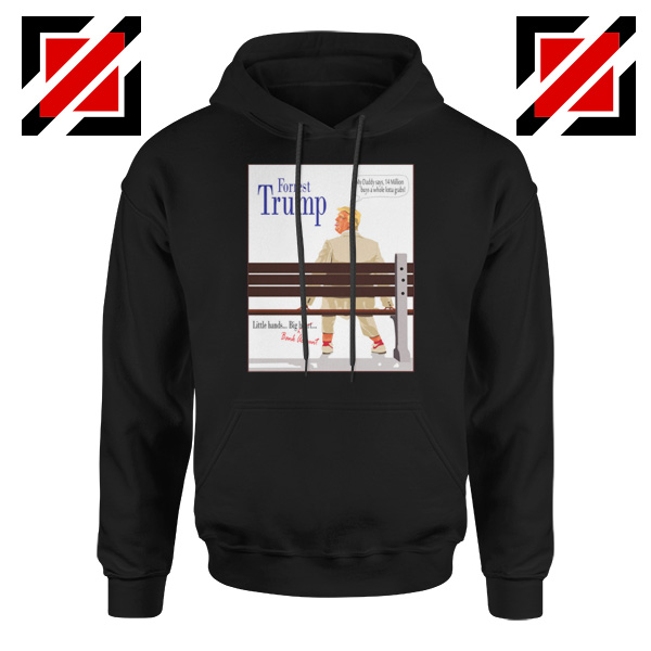 Forrest Trump Black Hoodie