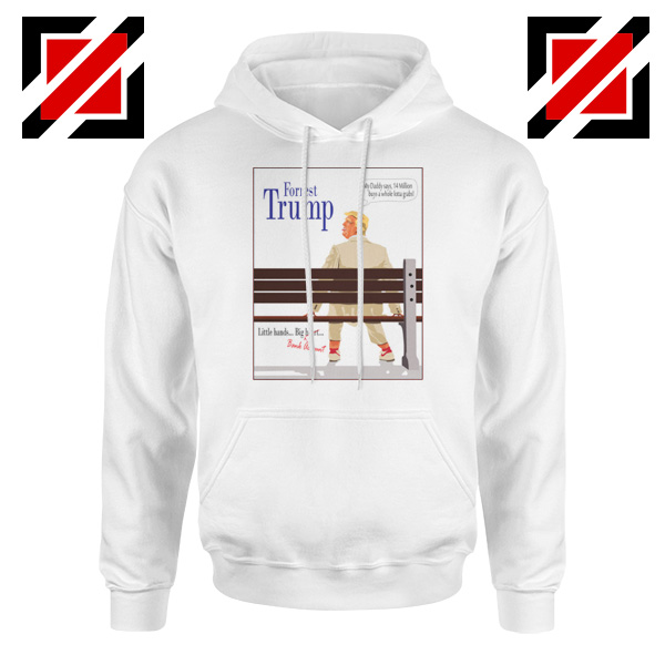 Forrest Trump White Hoodie