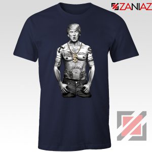 Gangster Donald Trump Navy Tshirt