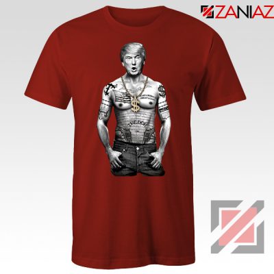 Gangster Donald Trump Red Tshirt