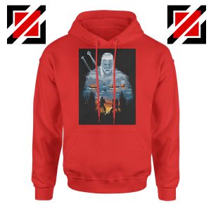 Geralt And Eredin Red Hoodie