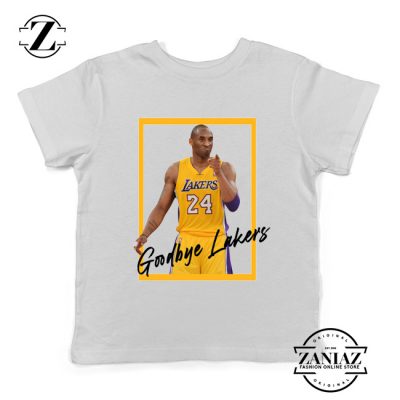 Goodbye Lakers White Kids Tshirt