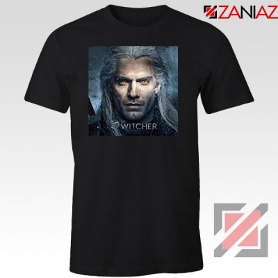 Henry Cavill Serial The Witcher Black Tshirt