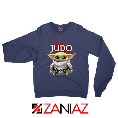 Judo Baby Yoda Navy Sweatshirt