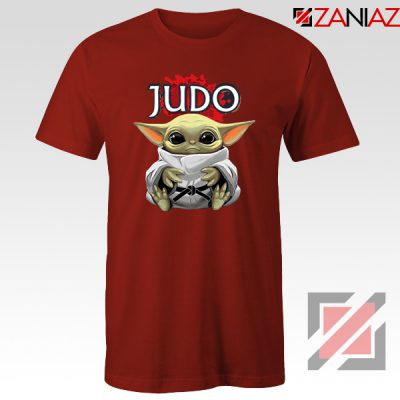 Judo Baby Yoda Red Tshirt Olympic Sport