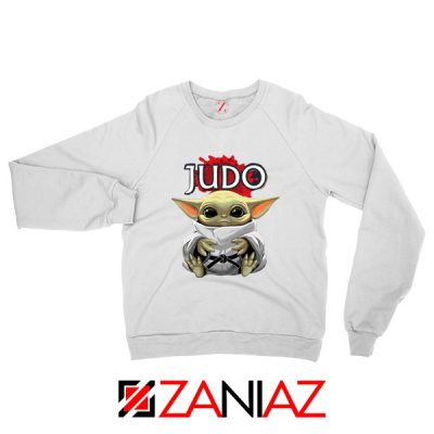 Judo Baby Yoda White Sweatshirt