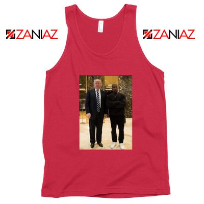 Kanye West and Donald Trump Red Tank Top