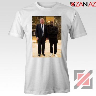 Kanye West and Donald Trump White Tee Shirt