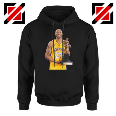 Kobe Bryant Trophy LA Lakers Black Hoodie