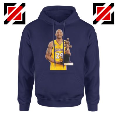 Kobe Bryant Trophy LA Lakers Navy Hoodie