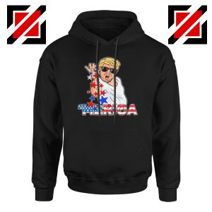 Merica Parody Salt Bae Black Hoodie