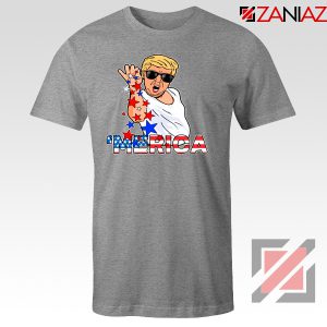 Merica Parody Salt Bae Grey Tee Shirt