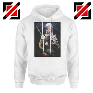 Princess Cirilla The Witcher White Hoodie