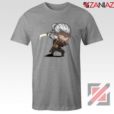 Rise of The White Wolf Grey Tshirt