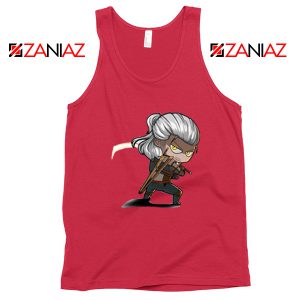 Rise of The White Wolf Red Tank Top
