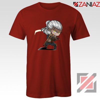 Rise of The White Wolf Red Tshirt