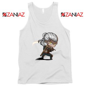 Rise of The White Wolf White Tank Top