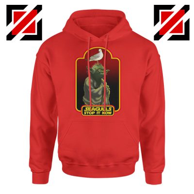 Seagull Stop It Now Red Hoodie