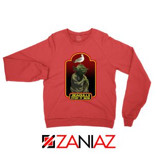 Seagull Stop It Now Red Sweatshirt