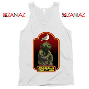 Seagull Stop It Now White Tank Top