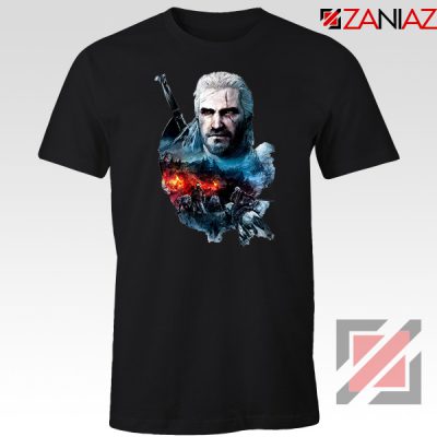 The Witcher 3 Into The Fire Black Tshirt