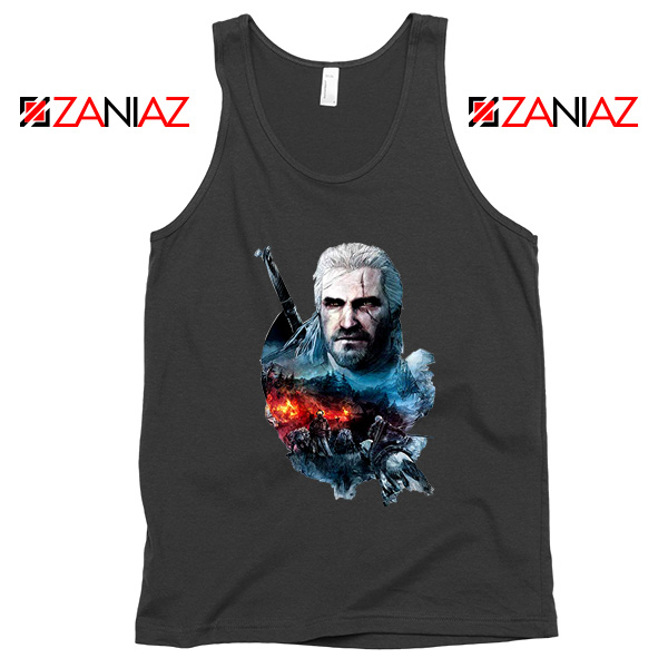 The Witcher 3 Into The Fire Black Tank Top
