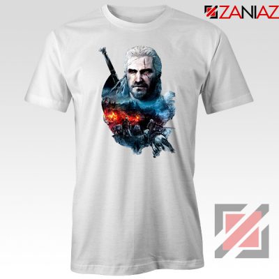 The Witcher 3 Into The Fire White Tshirt
