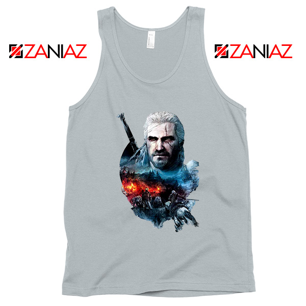 The Witcher 3 Into The Fire White Tank Top