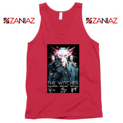 The Witcher Characters Red Tank Top
