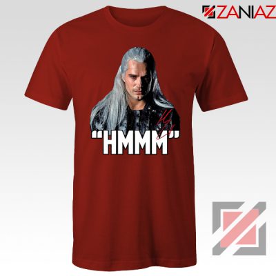 The Witcher Geralt Of Rivia Hmmm Red Tshirt