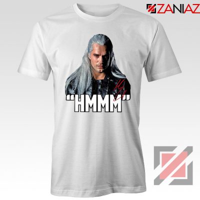 The Witcher Geralt Of Rivia Hmmm White Tshirt