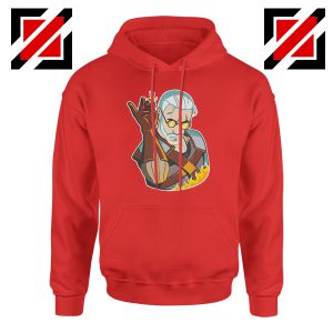The Witcher Geralt Parody Salt Bae Red Hoodie