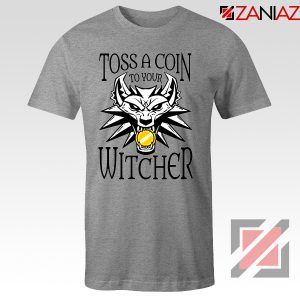 The Witcher Netflix Logo Grey Tshirt