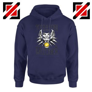 The Witcher Netflix Logo Navy Hoodie