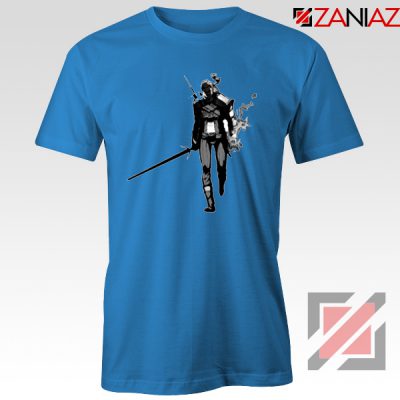 The Witcher Of Rivia Blue Tee Shirt